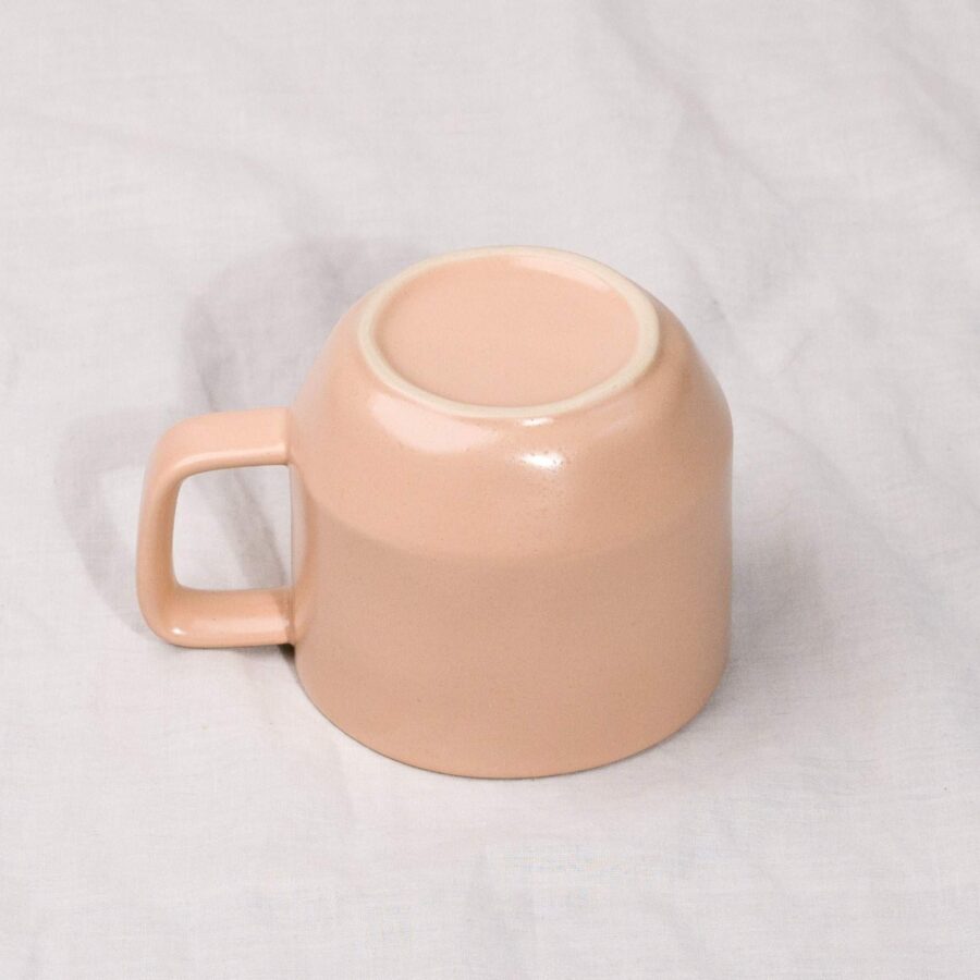 Rosa Keramik Becher