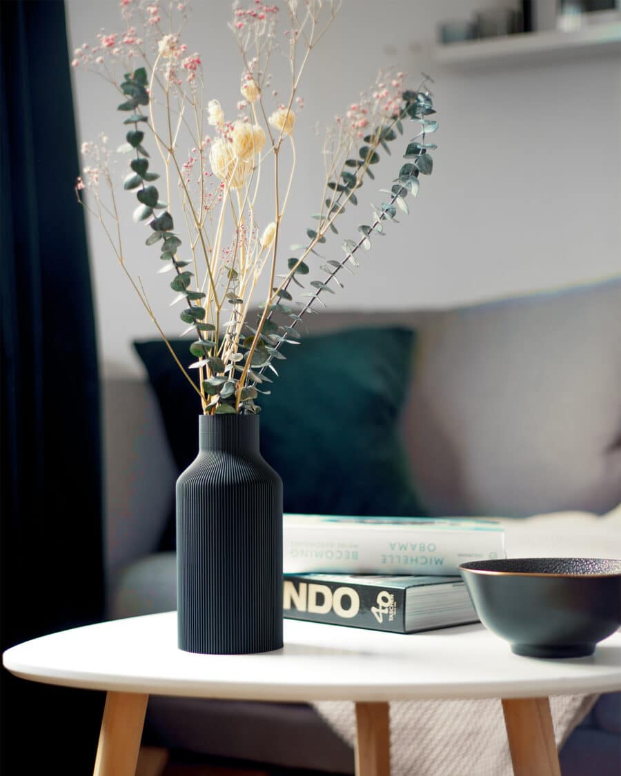 Moderne Vase aus dem 3D Drucker zum schöner Wohnen und als Deko